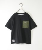 【イッカ/ikka / KIDS】の異素材ポケロゴプリントT(120~160cm) ブラック|ID: prp329100004523085 ipo3291000000031994795