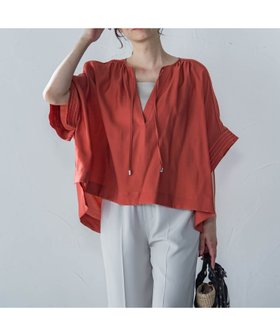 【ロートレ アモン/LAUTRE AMONT】の【一部店舗限定販売】タック袖エアリーブラウス≪手洗い可能≫ 人気、トレンドファッション・服の通販 founy(ファニー) ファッション Fashion レディースファッション WOMEN トップス・カットソー Tops/Tshirt シャツ/ブラウス Shirts/Blouses おすすめ Recommend ギャザー Gather 夏 Summer 春 Spring S/S・春夏 Ss・Spring/Summer |ID:prp329100004523089