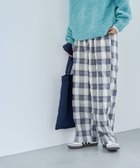 【コーエン/COEN】のオンブレチェックサッカーイージーワイドパンツ DK.GRAY|ID: prp329100004523100 ipo3291000000031994942