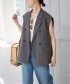 【スピック&スパン/Spick & Span】のドライメランジジレ グレー|ID: prp329100004523105 ipo3291000000031994971