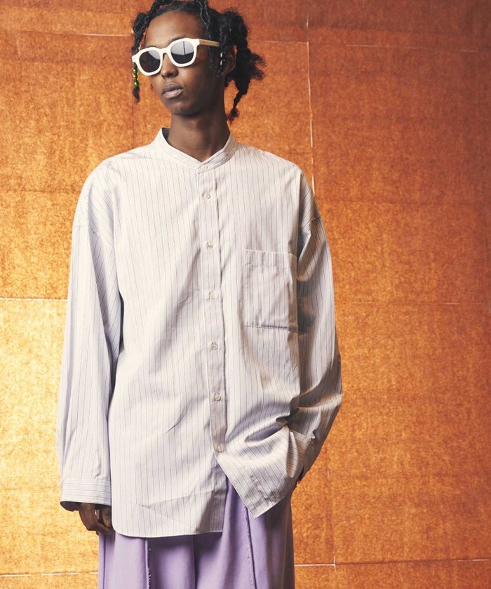 【メゾンスペシャル/MAISON SPECIAL】の【THOMAS MASON】Prime-Over Band Collar Shirt インテリア・キッズ・メンズ・レディースファッション・服の通販 founy(ファニー) https://founy.com/ ファッション Fashion レディースファッション WOMEN トップス・カットソー Tops/Tshirt シャツ/ブラウス Shirts/Blouses クラシック Classic ショルダー Shoulder シンプル Simple スタイリッシュ Stylish ドロップ Drop パターン Pattern モダン Modern |ID: prp329100004523108 ipo3291000000031995000