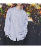 【メゾンスペシャル/MAISON SPECIAL】の【THOMAS MASON】Prime-Over Band Collar Shirt I.BLU|ID: prp329100004523108 ipo3291000000031995008