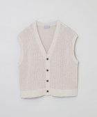 【マッキントッシュ フィロソフィー/MACKINTOSH PHILOSOPHY】のGREY LABEL ペーパーヤーンニットベスト ベージュ|ID: prp329100004523111 ipo3291000000031995020