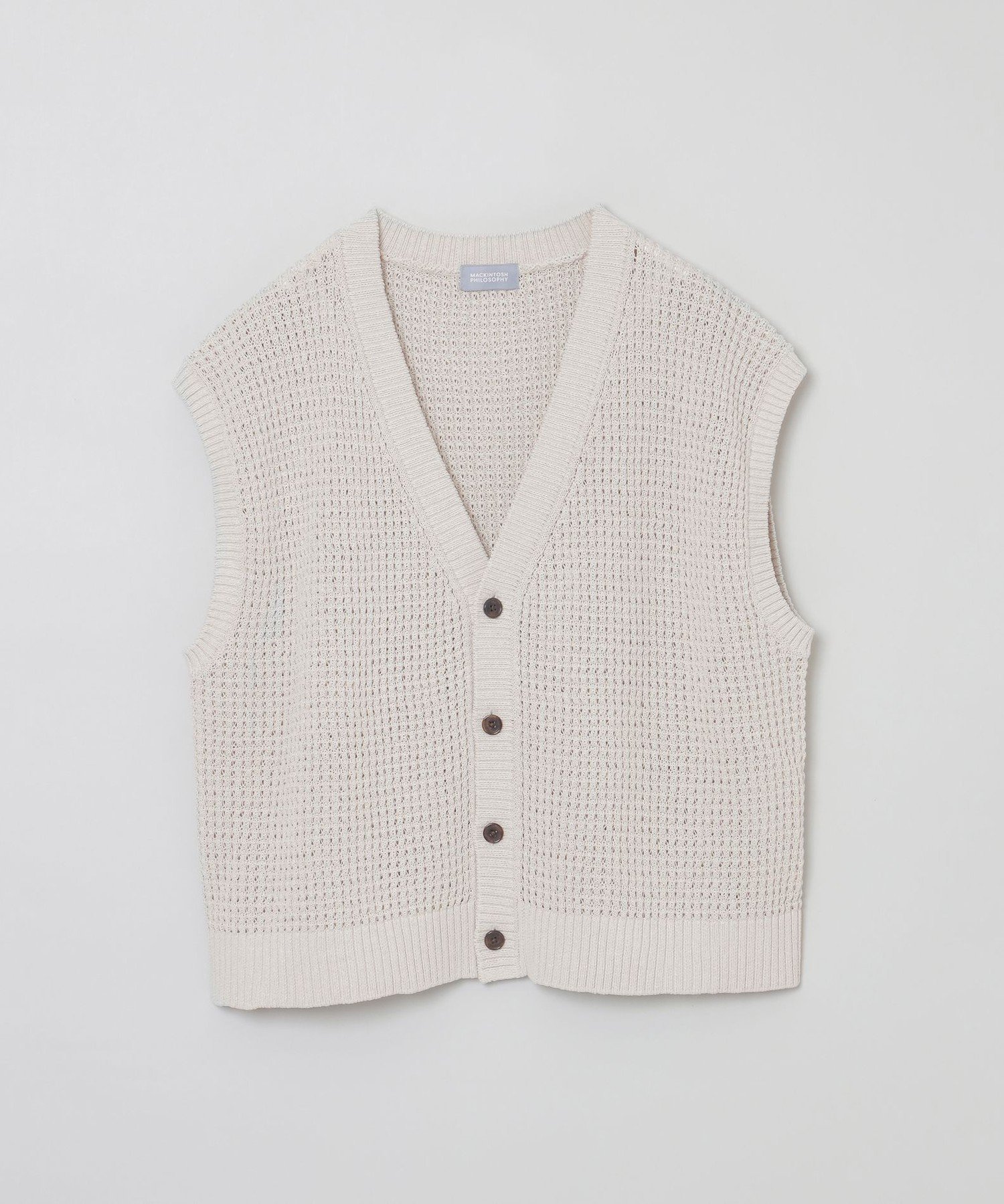 【マッキントッシュ フィロソフィー/MACKINTOSH PHILOSOPHY】のGREY LABEL ペーパーヤーンニットベスト インテリア・キッズ・メンズ・レディースファッション・服の通販 founy(ファニー) 　ファッション　Fashion　レディースファッション　WOMEN　アウター　Coat Outerwear　トップス・カットソー　Tops/Tshirt　ニット　Knit Tops　ベスト/ジレ　Gilets/Vests　おすすめ　Recommend　コレクション　Collection　シンプル　Simple　スラックス　Slacks　タンク　Tank　デニム　Denim　ノースリーブ　No Sleeve　ベスト　Vest　ペーパー　Paper　ロング　Long　半袖　Short Sleeve　夏　Summer　春　Spring　長袖　Long Sleeve　ベージュ|ID: prp329100004523111 ipo3291000000031995020