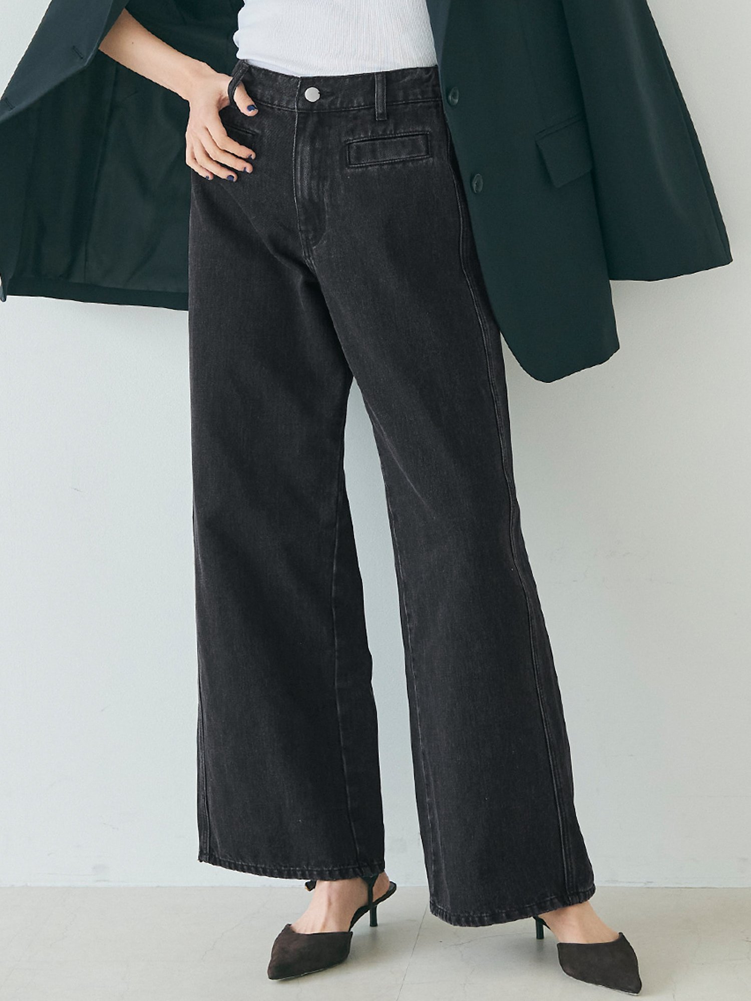 【コカ/COCA】のワイドデニムパンツ 人気、トレンドファッション・服の通販 founy(ファニー) 　ファッション　Fashion　レディースファッション　WOMEN　パンツ　Pants　デニムパンツ　Denim Pants　デニム　Denim　ポケット　Pocket　 other-1|ID: prp329100004523128 ipo3291000000031995192