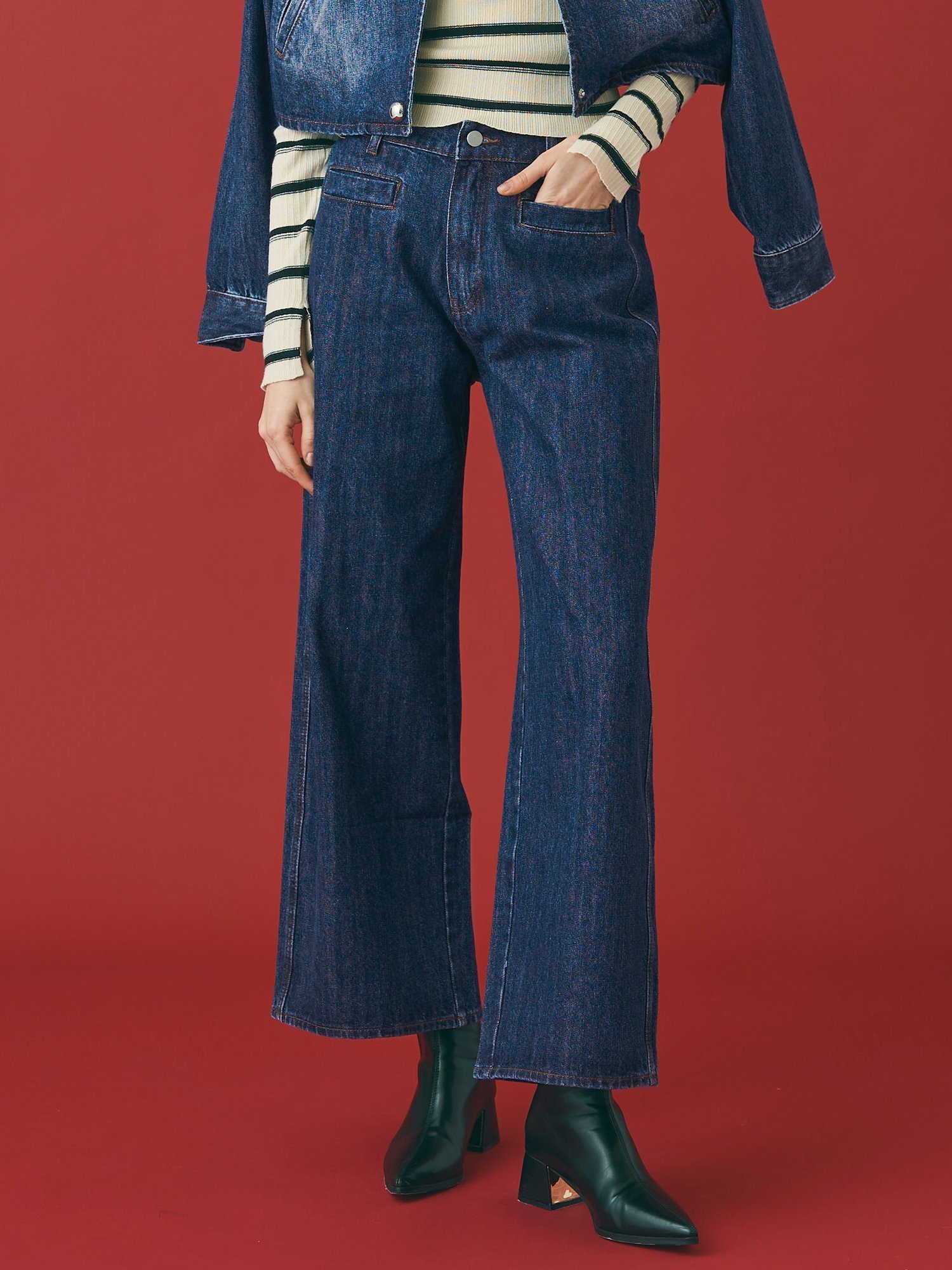 【コカ/COCA】のワイドデニムパンツ インテリア・キッズ・メンズ・レディースファッション・服の通販 founy(ファニー) 　ファッション　Fashion　レディースファッション　WOMEN　パンツ　Pants　デニムパンツ　Denim Pants　デニム　Denim　ポケット　Pocket　Blue|ID: prp329100004523128 ipo3291000000031995195