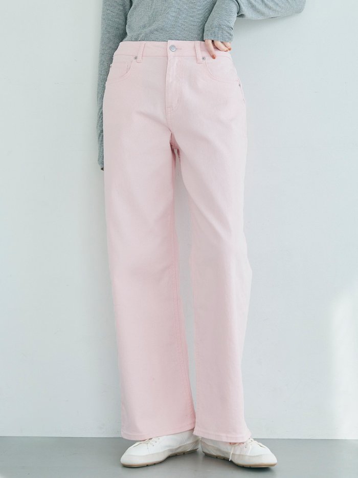 【コカ/COCA】のカラーデニムセミワイドパンツ インテリア・キッズ・メンズ・レディースファッション・服の通販 founy(ファニー) https://founy.com/ ファッション Fashion レディースファッション WOMEN パンツ Pants おすすめ Recommend シンプル Simple スニーカー Sneakers デニム Denim ポケット Pocket リラックス Relax 春 Spring |ID: prp329100004523132 ipo3291000000031995211