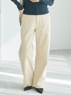 【コカ/COCA】のカラーデニムセミワイドパンツ Lt.beige|ID: prp329100004523132 ipo3291000000031995214