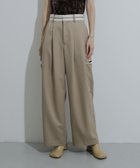 【センスオブプレイス/SENSE OF PLACE by URBAN RESEARCH】のマーベルトスリットパンツ BEIGE|ID: prp329100004523142 ipo3291000000031995312