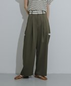 【センスオブプレイス/SENSE OF PLACE by URBAN RESEARCH】のマーベルトスリットパンツ KHAKI|ID: prp329100004523142 ipo3291000000031995314