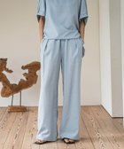 【メイソングレイ/MAYSON GREY】の【新色追加】イージーワイドパンツ≪手洗い可能 / セットアップ対応≫ ブルー|ID: prp329100004523163 ipo3291000000032665871