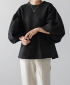 【その他のブランド/Other】の日本製ペプラムプルオーバー ブラック|ID: prp329100004523170 ipo3291000000031995523
