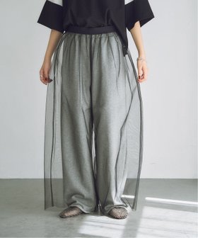 【スピック&スパン/Spick & Span】の《追加 》ミニウラケチュールレイヤーパンツ 2 人気、トレンドファッション・服の通販 founy(ファニー) ファッション Fashion レディースファッション WOMEN パンツ Pants セットアップ Set Up ドレス Dress フォーマル Formal |ID:prp329100004523173