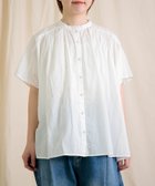 【ドミンゴ/DOMINGO】のインドボイル フロンセシャツ 人気、トレンドファッション・服の通販 founy(ファニー) ファッション Fashion レディースファッション Fashion for Women トップス・カットソー Cut & Sew Tops シャツ・ブラウス・オフィスカジュアル Elegant Blouses & Button-Ups インド Indian Textile エアリー Airy Texture キャミソール Camisole, Spaghetti Strap Top ギャザー Gathered, Ruffled タンク Tank Top, Sleeveless Top 人気 Popular, Best Seller フレア Flare, Flared ポケット Pocket, Pocket Detail 半袖 Short Sleeve, Half Sleeve 夏 Summer thumbnail ホワイト|ID: prp329100004523175 ipo3291000000032754251