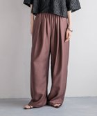 【ローリーズファーム/LOWRYS FARM】のタックワイドイージーパンツ 人気、トレンドファッション・服の通販 founy(ファニー) ファッション Fashion レディースファッション WOMEN パンツ Pants ギャザー Gather ツイル Twill ワイド Wide ヴィンテージ Vintage 夏 Summer 定番 Standard thumbnail ブラウン58|ID: prp329100004523177 ipo3291000000031995584