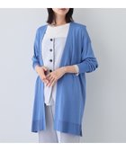 【インディヴィ/INDIVI】の春SALE!【洗える/肌触り◎】ミニマムデザイン ニットカーディガン ブルー|ID: prp329100004523179 ipo3291000000031995610