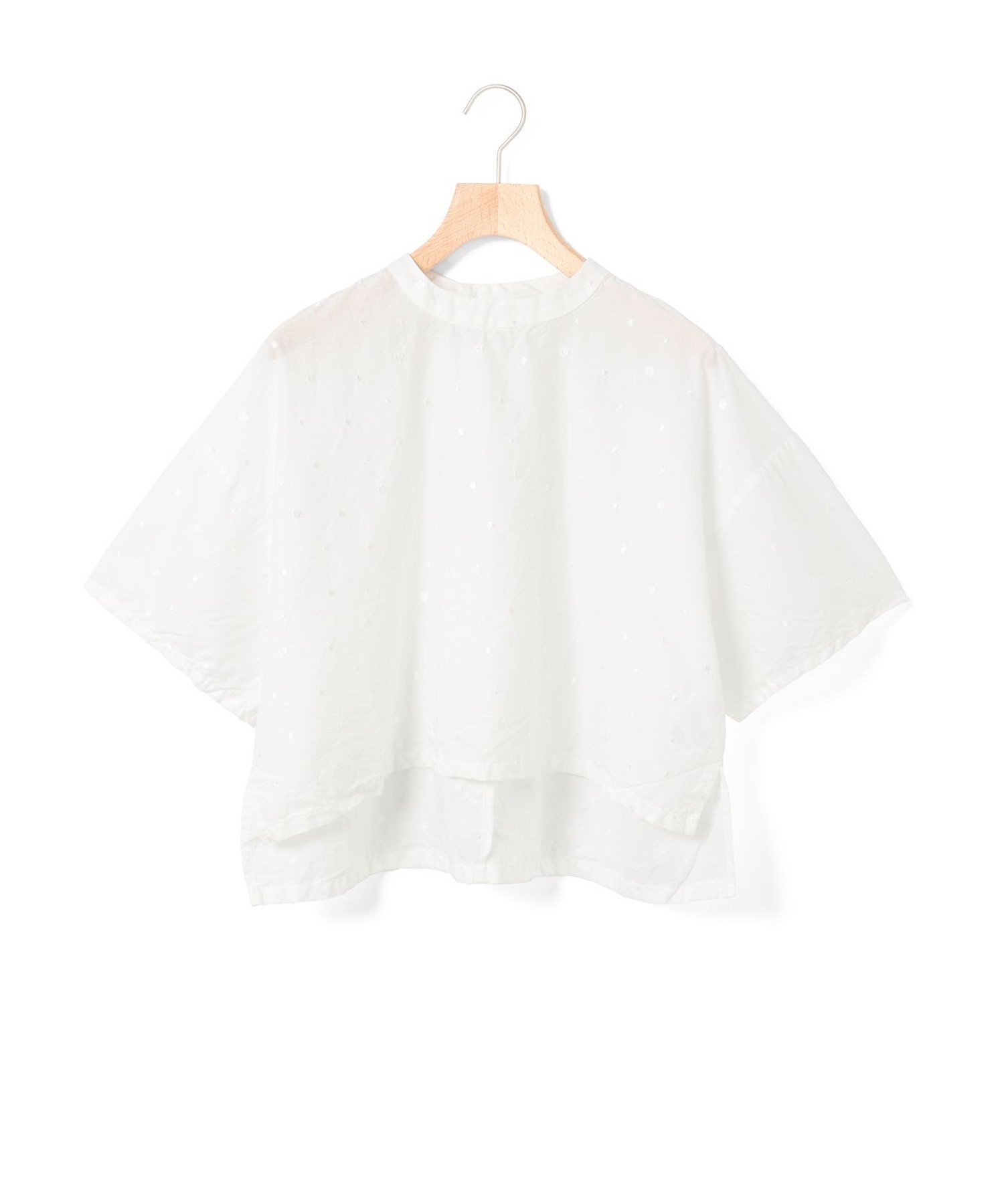 【マーコート/MARcourt】のMidiUmi ドットワイドシャツプルオーバー インテリア・キッズ・メンズ・レディースファッション・服の通販 founy(ファニー) 　ファッション　Fashion　レディースファッション　WOMEN　トップス・カットソー　Tops/Tshirt　シャツ/ブラウス　Shirts/Blouses　プルオーバー　Pullover　ドット　Dot　ポケット　Pocket　人気　Popularity　オフホワイト|ID: prp329100004523181 ipo3291000000031995622