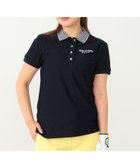 【その他のブランド/Other】のWOMEN PURPLE LABEL / 襟裏ロゴ へリンボーン ポロシャツ NAVY|ID: prp329100004523196 ipo3291000000031995749