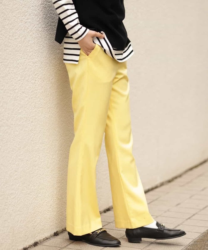 【アー ヴェー ヴェー/a.v.v】のストレッチフレアパンツ インテリア・キッズ・メンズ・レディースファッション・服の通販 founy(ファニー) https://founy.com/ ファッション Fashion レディースファッション WOMEN パンツ Pants シンプル Simple チュニック Tunic トレンド Trend フレア Flare |ID: prp329100004523197 ipo3291000000031995752
