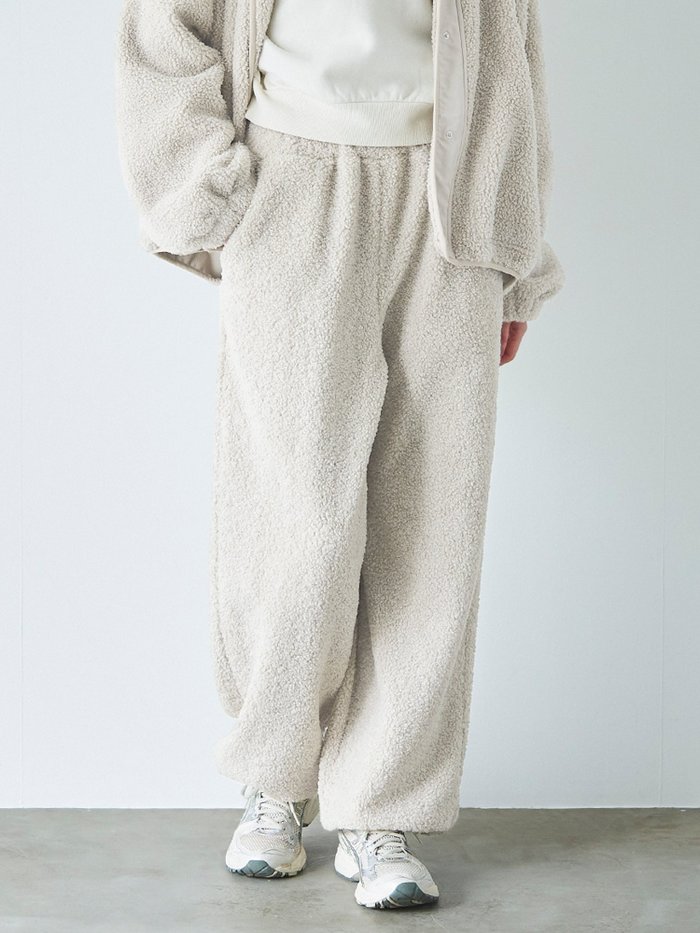 【コカ/COCA】のボアイージーパンツ インテリア・キッズ・メンズ・レディースファッション・服の通販 founy(ファニー) https://founy.com/ ファッション Fashion レディースファッション WOMEN パンツ Pants |ID: prp329100004523198 ipo3291000000031995758