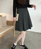 【ジュノア/JUNOAH】のハイウエストデザインスカパン チャコール|ID: prp329100004523204 ipo3291000000031995878