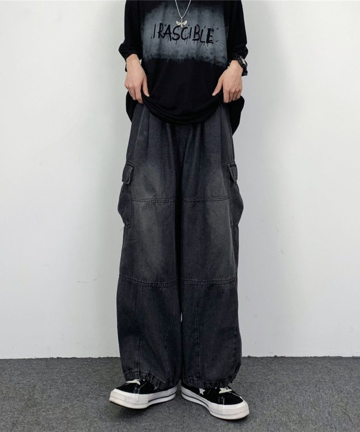 【リバランス/REBALANCE】のREBALANCE/デニムカーゴパンツ インテリア・キッズ・メンズ・レディースファッション・服の通販 founy(ファニー) https://founy.com/ ファッション Fashion レディースファッション WOMEN パンツ Pants トレンド Trend ルーズ Loose 人気 Popularity |ID: prp329100004523216 ipo3291000000031995938