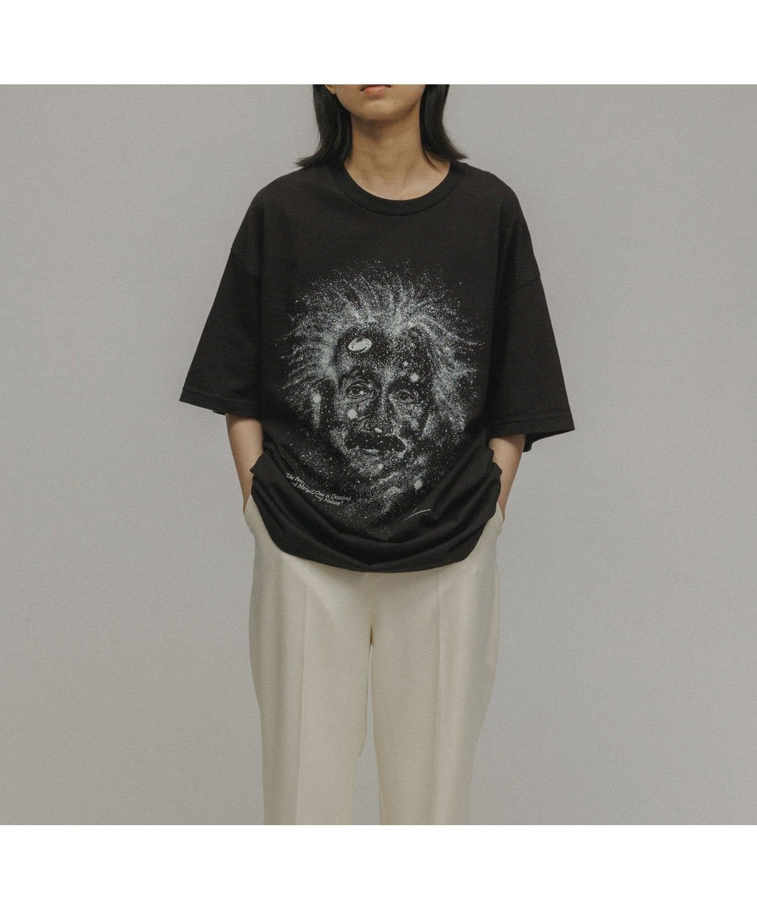 【アダム エ ロペ/ADAM ET ROPE'】の【COTTON EXPRESSIONS】SIENCE Luminous TEE インテリア・キッズ・メンズ・レディースファッション・服の通販 founy(ファニー) 　ファッション　Fashion　レディースファッション　WOMEN　カラフル　Colorful　プリント　Print　モチーフ　Motif　ブラック系(02)|ID: prp329100004523226 ipo3291000000031996024
