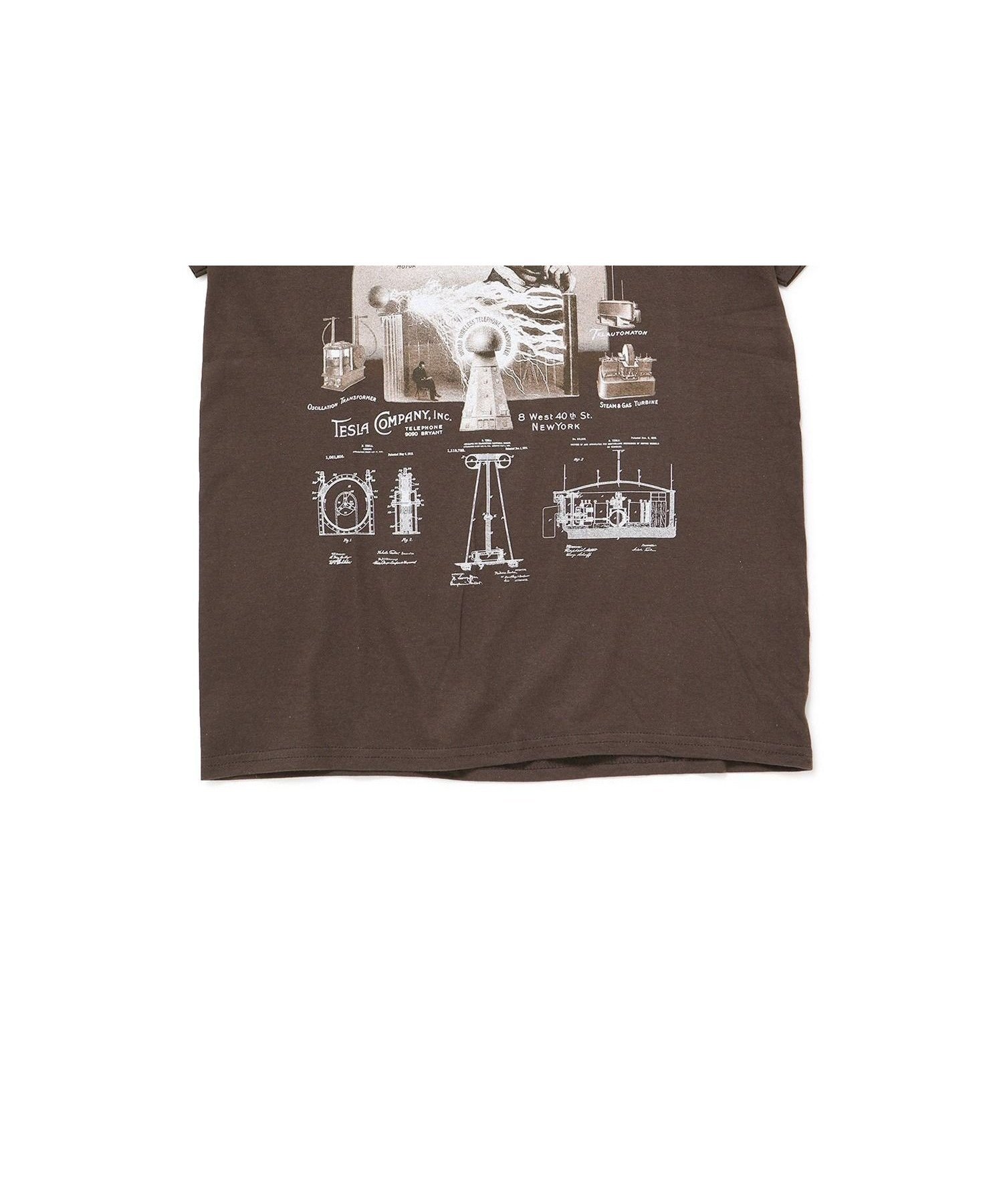 【アダム エ ロペ/ADAM ET ROPE'】の【COTTON EXPRESSIONS】SIENCE Luminous TEE インテリア・キッズ・メンズ・レディースファッション・服の通販 founy(ファニー) 　ファッション　Fashion　レディースファッション　WOMEN　カラフル　Colorful　プリント　Print　モチーフ　Motif　ダークブラウン(20)|ID: prp329100004523226 ipo3291000000031996029