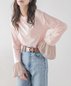 【その他のブランド/Other】のフリル袖ロングTシャツ ピンク|ID: prp329100004523231 ipo3291000000031996109