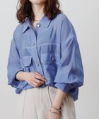 【コロニートゥーワンスリーナイン/COLONY 2139】の【リバイバル】シアーGシャツ 人気、トレンドファッション・服の通販 founy(ファニー) ファッション Fashion レディースファッション WOMEN トップス・カットソー Tops/Tshirt シャツ/ブラウス Shirts/Blouses シアー Sheer ジャケット Jacket トレンド Trend 羽織 Haori thumbnail ブルー|ID: prp329100004523237 ipo3291000000031996189