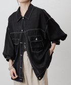 【コロニートゥーワンスリーナイン/COLONY 2139】の【リバイバル】シアーGシャツ 人気、トレンドファッション・服の通販 founy(ファニー) ファッション Fashion レディースファッション WOMEN トップス・カットソー Tops/Tshirt シャツ/ブラウス Shirts/Blouses シアー Sheer ジャケット Jacket トレンド Trend 羽織 Haori thumbnail ブラック|ID: prp329100004523237 ipo3291000000031996190