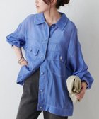 【コロニートゥーワンスリーナイン/COLONY 2139】の【リバイバル】シアーGシャツ 人気、トレンドファッション・服の通販 founy(ファニー) ファッション Fashion レディースファッション Fashion for Women トップス・カットソー Cut & Sew Tops シャツ・ブラウス・オフィスカジュアル Elegant Blouses & Button-Ups シアー Sheer, See-Through ジャケット Jacket, Outerwear トレンド Trend, Trending Now 羽織 Haori, Light Jacket thumbnail ブルー|ID: prp329100004523237 ipo3291000000033557863