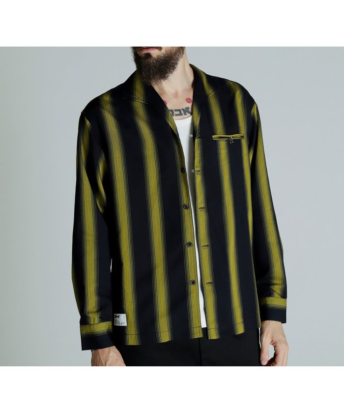 【ショット/Schott / MEN】のSTRIPE LS SHIRT/ストライプ LSシャツ インテリア・キッズ・メンズ・レディースファッション・服の通販 founy(ファニー) https://founy.com/ ファッション Fashion メンズファッション MEN ジャケット Jacket スタッズ Studs ストライプ Stripe チェック Check 定番 Standard ニューヨーク New York フロント Front ライダース Riders ライダースジャケット Riders Jacket |ID: prp329100004523245 ipo3291000000031996272