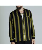 【ショット/Schott / MEN】のSTRIPE LS SHIRT/ストライプ LSシャツ ブラック|ID: prp329100004523245 ipo3291000000031996275