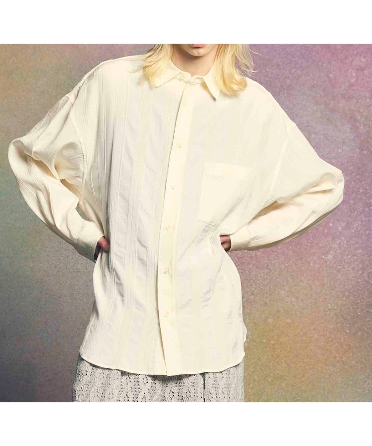 【メゾンスペシャル/MAISON SPECIAL】の【LIMITED EDITION】Prime-Over Regular Collar Shirt インテリア・キッズ・メンズ・レディースファッション・服の通販 founy(ファニー) 　ファッション　Fashion　レディースファッション　WOMEN　トップス・カットソー　Tops/Tshirt　シャツ/ブラウス　Shirts/Blouses　コレクション　Collection　ショルダー　Shoulder　シンプル　Simple　ドロップ　Drop　パターン　Pattern　KNR|ID: prp329100004523248 ipo3291000000031996329