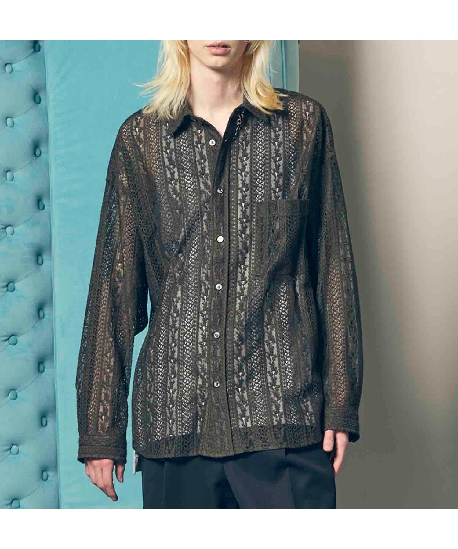 【メゾンスペシャル/MAISON SPECIAL】の【LIMITED EDITION】Prime-Over Regular Collar Shirt インテリア・キッズ・メンズ・レディースファッション・服の通販 founy(ファニー) 　ファッション　Fashion　レディースファッション　WOMEN　トップス・カットソー　Tops/Tshirt　シャツ/ブラウス　Shirts/Blouses　コレクション　Collection　ショルダー　Shoulder　シンプル　Simple　ドロップ　Drop　パターン　Pattern　D.BRN|ID: prp329100004523248 ipo3291000000031996336