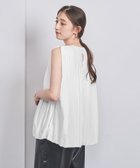 【その他のブランド/Other】のランダムプリーツ ノースリーブ ブラウス WHITE|ID: prp329100004523251 ipo3291000000032759246