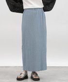 【ラコレ/LAKOLE】のシャーリングナロースカート 人気、トレンドファッション・服の通販 founy(ファニー) ファッション Fashion レディースファッション WOMEN スカート Skirt コンパクト Compact スリット Slit フラット Flat thumbnail ブルー80|ID: prp329100004523265 ipo3291000000031996518