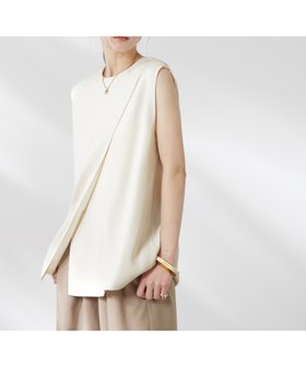 【ナノ ユニバース/nano universe】 ダブルクロスフロントレイヤードブラウス (セットアップ可)人気、トレンドファッション・服の通販 founy(ファニー) ファッション Fashion レディースファッション Fashion for Women トップス・カットソー Cut & Sew Tops シャツ・ブラウス・オフィスカジュアル Elegant Blouses & Button-Ups ウォッシャブル Machine Washable シンプル Simple, Minimal セットアップ Set-Up, Coordinated Outfit タイトスカート Pencil Skirt, Tight Skirt チュニック Tunic, Long Top 定番 Standard, Basic Item ノースリーブ Sleeveless, No-Sleeve フロント Front, Front Design ロング Long, Long-Length ワイド Wide, Wide Fit おすすめ Recommended / Our Picks エレガント 上品 Elegant 2025年 2025 2025春夏・S/S Spring/Summer 2025 SS25 |ID:prp329100004523270