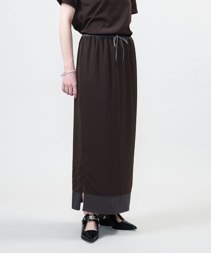 【ユナイテッドアローズ/UNITED ARROWS】のASTRAET テンジクxシフォン レイヤード タイトスカート インテリア・キッズ・メンズ・レディースファッション・服の通販 founy(ファニー) https://founy.com/ ファッション Fashion レディースファッション WOMEN スカート Skirt アンダー Under コンビ Combination シフォン Chiffon スリット Slit タイトスカート Tight Skirt タンク Tank バランス Balance |ID: prp329100004523299 ipo3291000000031996728