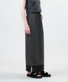 【ユナイテッドアローズ/UNITED ARROWS】のASTRAET テンジクxシフォン レイヤード タイトスカート BLACK|ID: prp329100004523299 ipo3291000000031996731