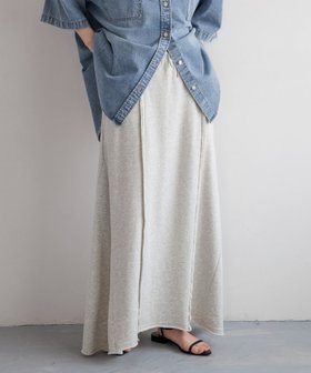 【ローリーズファーム/LOWRYS FARM】のウラケカットオフフレアスカート 人気、トレンドファッション・服の通販 founy(ファニー) ファッション Fashion レディースファッション WOMEN スカート Skirt Aライン/フレアスカート Flared A-Line Skirts おすすめ Recommend コンパクト Compact スウェット Sweat スピンドル Spindle バランス Balance フレア Flare |ID:prp329100004523313