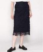 【インタープラネット/INTERPLANET】のケミカルレースBACKファスナータイトスカート 人気、トレンドファッション・服の通販 founy(ファニー) ファッション Fashion レディースファッション WOMEN スカート Skirt カットソー Cut And Sew ケミカル Chemical ベーシック Basic レース Race エレガント 上品 Elegant 定番 Standard thumbnail ネイビー|ID: prp329100004523320 ipo3291000000031996861