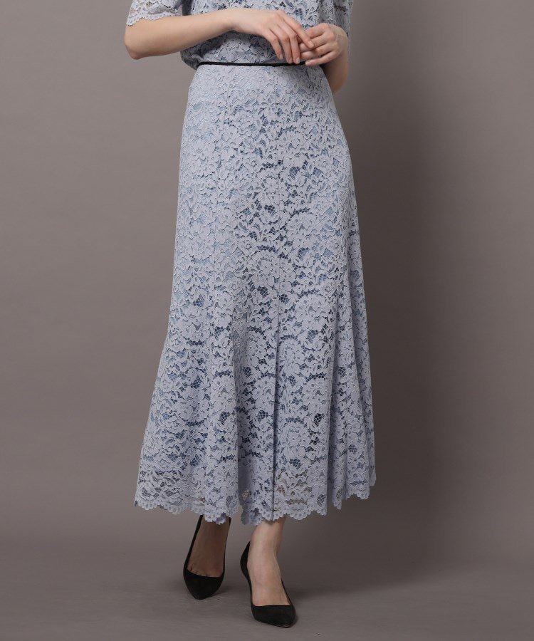 【ドレステリア/DRESSTERIOR】の【セットアップ可】スカラップレーススカート 人気、トレンドファッション・服の通販 founy(ファニー) 　ファッション　Fashion　レディースファッション　WOMEN　セットアップ　Setup　スカート　Skirt　おすすめ　Recommend　カットソー　Cut And Sew　スニーカー　Sneakers　セットアップ　Set Up　フェミニン　Feminine　フレア　Flare　プリント　Print　マーメイド　Mermaid　ラッセル　Russell　レース　Race　エレガント 上品　Elegant　 other-1|ID: prp329100004523343 ipo3291000000031996986