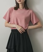 【センスオブプレイス/SENSE OF PLACE by URBAN RESEARCH】のクルーネックラメTシャツ(半袖) PINK|ID: prp329100004523348 ipo3291000000032373811