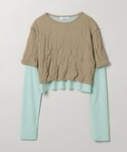 【ジーナシス/JEANASiS】のワッシャーレイヤードLS TEE ベージュ系その他|ID: prp329100004523359 ipo3291000000031997075