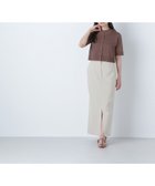 【ナチュラル ビューティー ベーシック/NATURAL BEAUTY BASIC】のフロントスリットナロースカート ベージュ|ID: prp329100004523360 ipo3291000000031997079