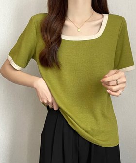 【アミュレット/Amulet】のUネックシャツ 人気、トレンドファッション・服の通販 founy(ファニー) ファッション Fashion レディースファッション WOMEN トップス・カットソー Tops/Tshirt シャツ/ブラウス Shirts/Blouses アクセサリー Accessories シンプル Simple トレンド Trend ベーシック Basic 半袖 Short Sleeve |ID:prp329100004523365
