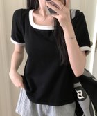 【アミュレット/Amulet】のUネックシャツ 人気、トレンドファッション・服の通販 founy(ファニー) ファッション Fashion レディースファッション WOMEN トップス・カットソー Tops/Tshirt シャツ/ブラウス Shirts/Blouses アクセサリー Accessories シンプル Simple トレンド Trend ベーシック Basic 半袖 Short Sleeve thumbnail ブラック|ID: prp329100004523365 ipo3291000000031997145