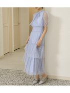 【ファーファー/FURFUR】の【限定サイズ】ハーフスリーブラメチュールドレス 人気、トレンドファッション・服の通販 founy(ファニー) ファッション Fashion レディースファッション WOMEN ワンピース Dress ドレス Party Dresses シャーリング Shirring バランス Balance フィット Fit 人気 Popularity thumbnail LBLU[081]|ID: prp329100004523368 ipo3291000000031997180